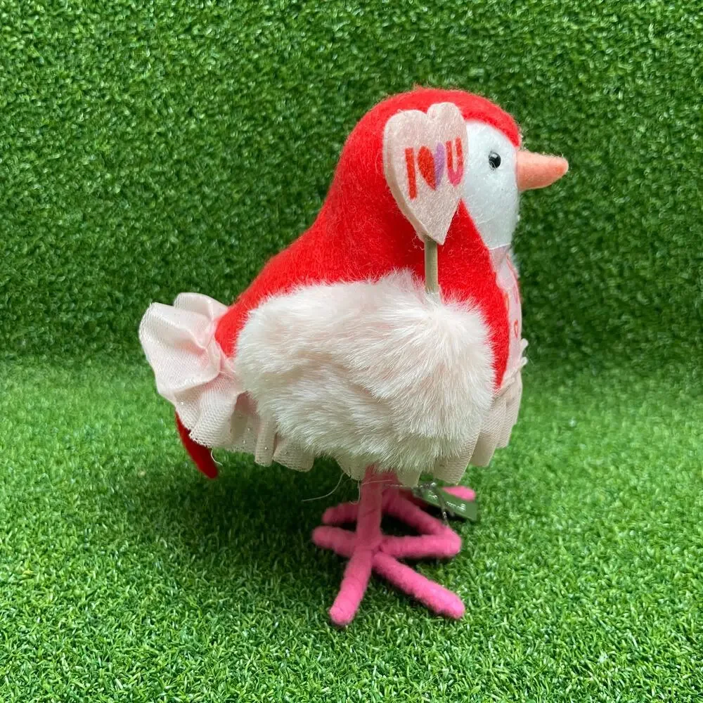 Spritz Holiday Valentine's Day Aerial Featherly Friends Bird Figure NWT